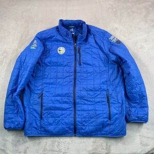 Cutter & Buck x Navajo Nation Gamin Casino Jacket Men 3XT Tall Blue WeatherTec